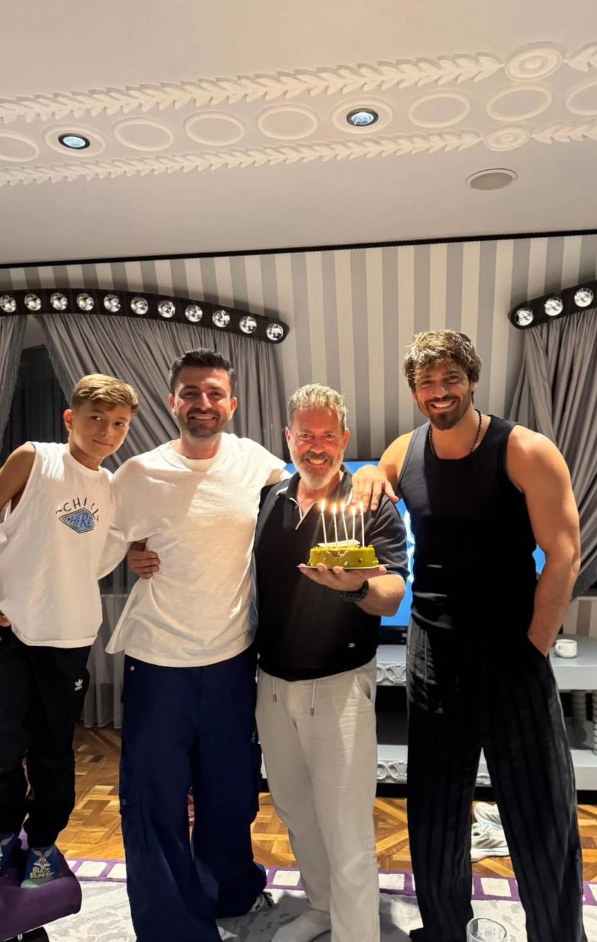 Can Yaman With His Friends and Closest Celebrating the Birthday of Roberto